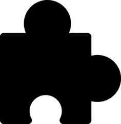 Puzzle Black Piece Shape Outline Svg File, Free Vectors File